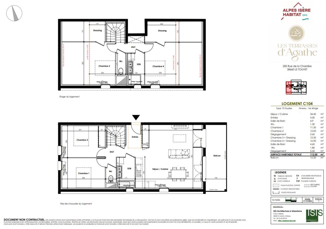 Photo d'un Appartement en vente à LE TOUVET (38660)