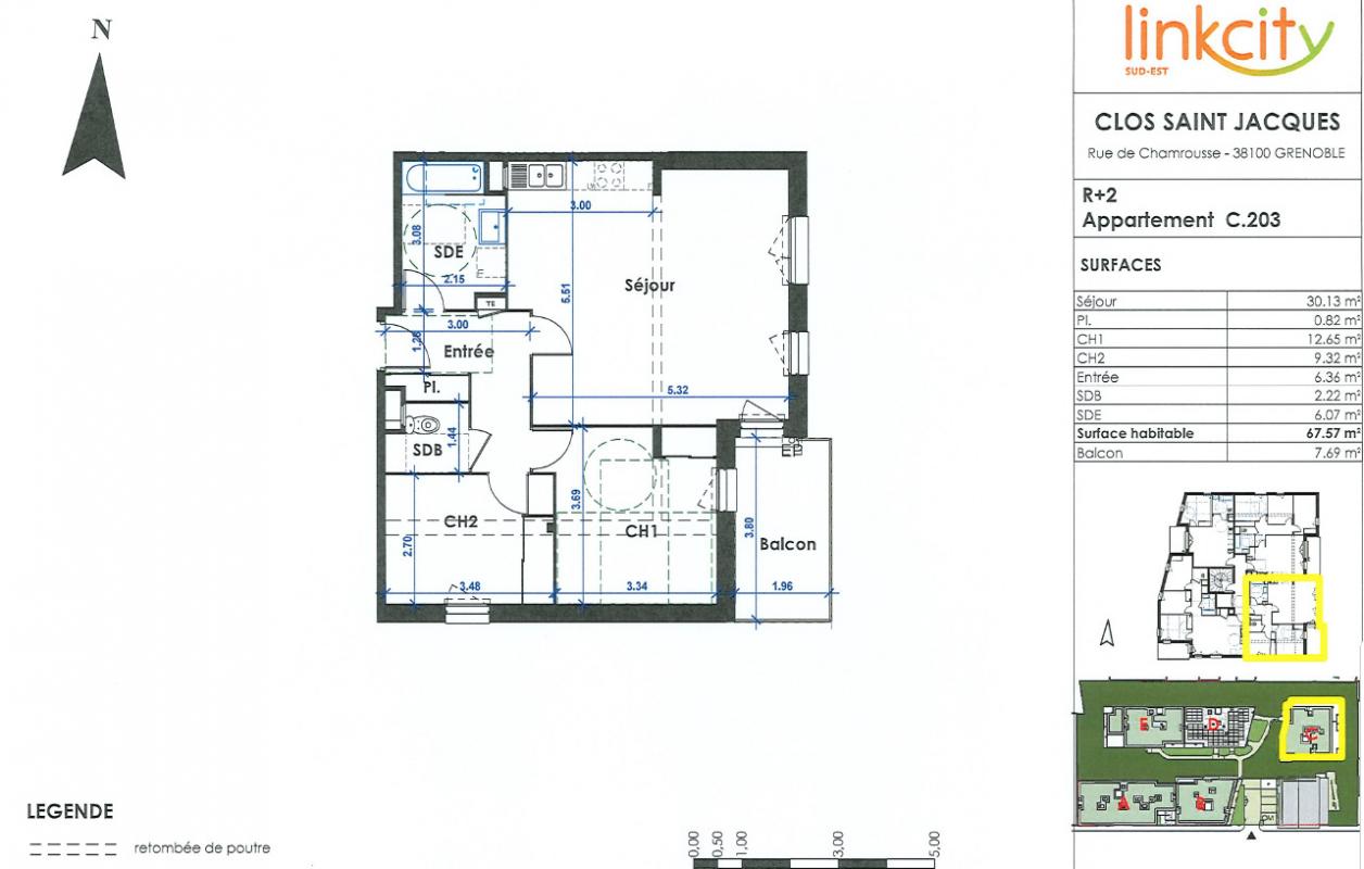 Photo d'un Appartement en location à GRENOBLE (38000)