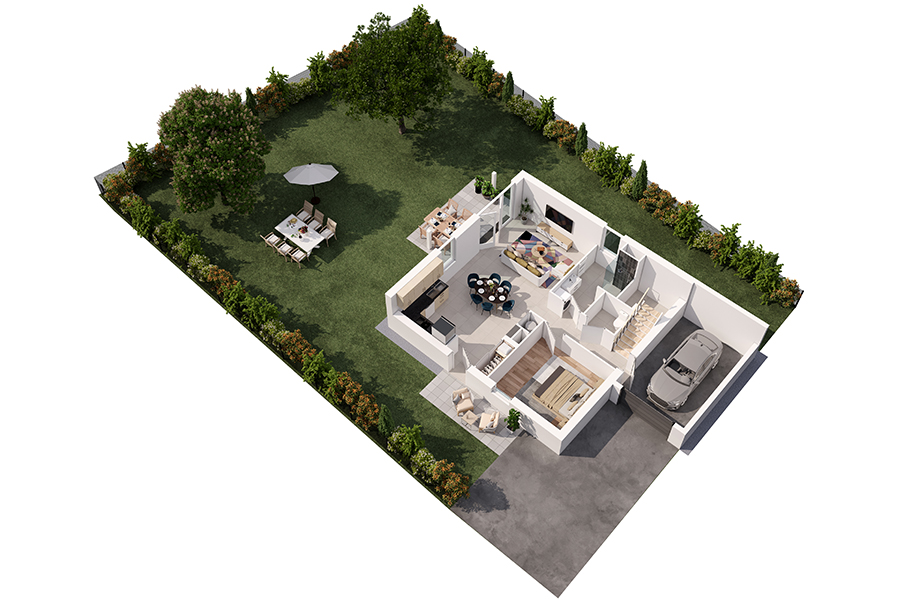 Photo d'un Programme de maisons en vente de neuf à ST MAURICE L EXIL (38550)