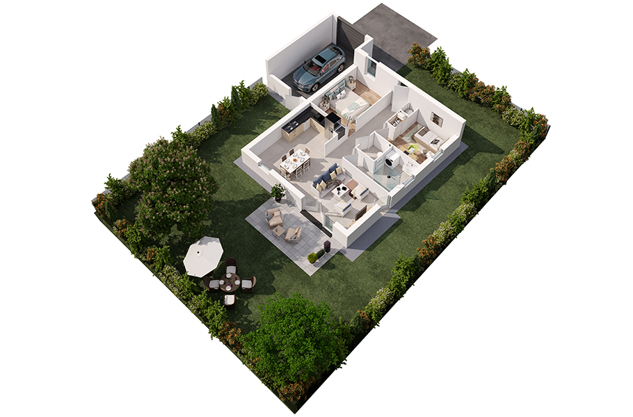 Photo d'une Maison en vente à ST MAURICE L EXIL (38550)